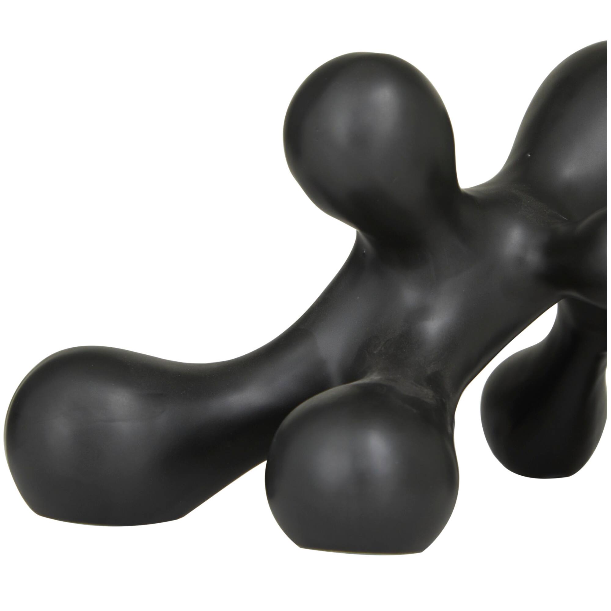 CosmoLiving by Cosmopolitan 13" Porcelain Molecule Abstract Sculpture